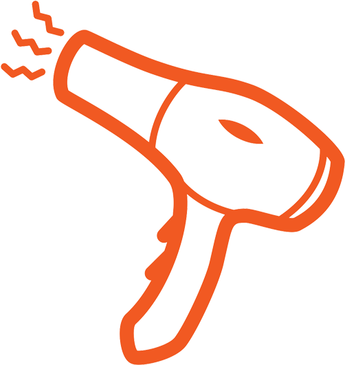 Tripcetera Hairdryer Hair Dryer - Tripcetera Clipart (902x604), Png Download