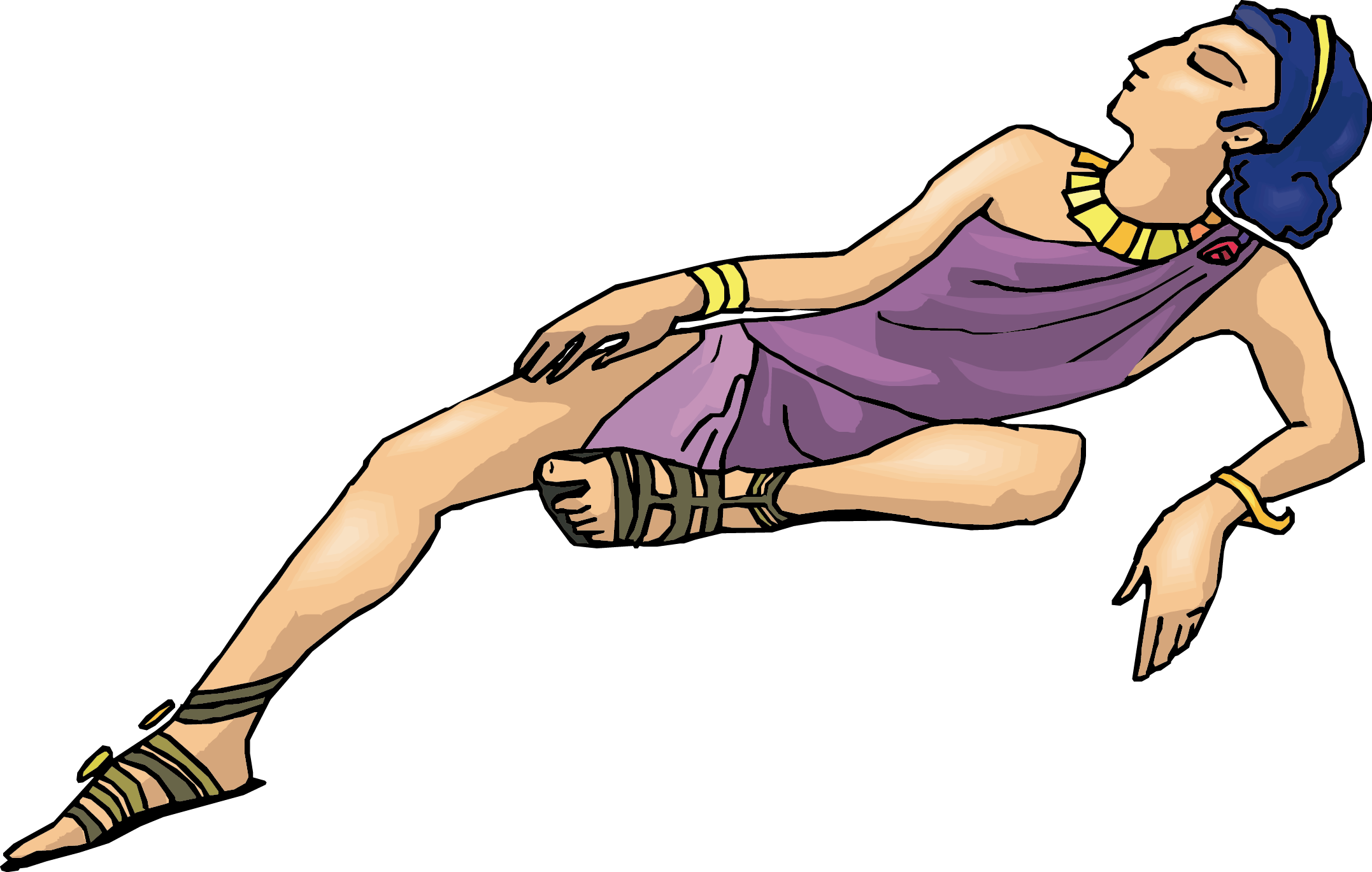 Relaxed Person Clip Art - Clip Art - Png Download (2154x1369), Png Download