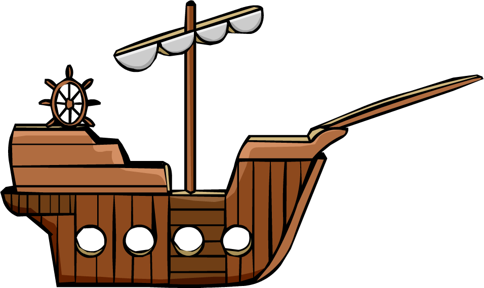 Pirate Ship - Pirateship Png Clipart (956x569), Png Download