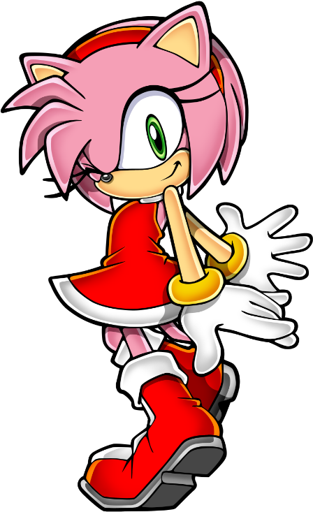 09, July 27, 2009 - Amy Rose Sonic Advance 3 Clipart (467x758), Png Download