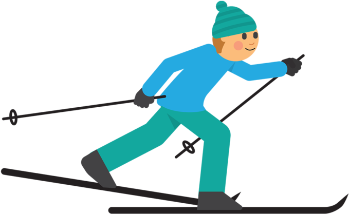 Cross-country Skiing - Ski Clipart (1000x1000), Png Download