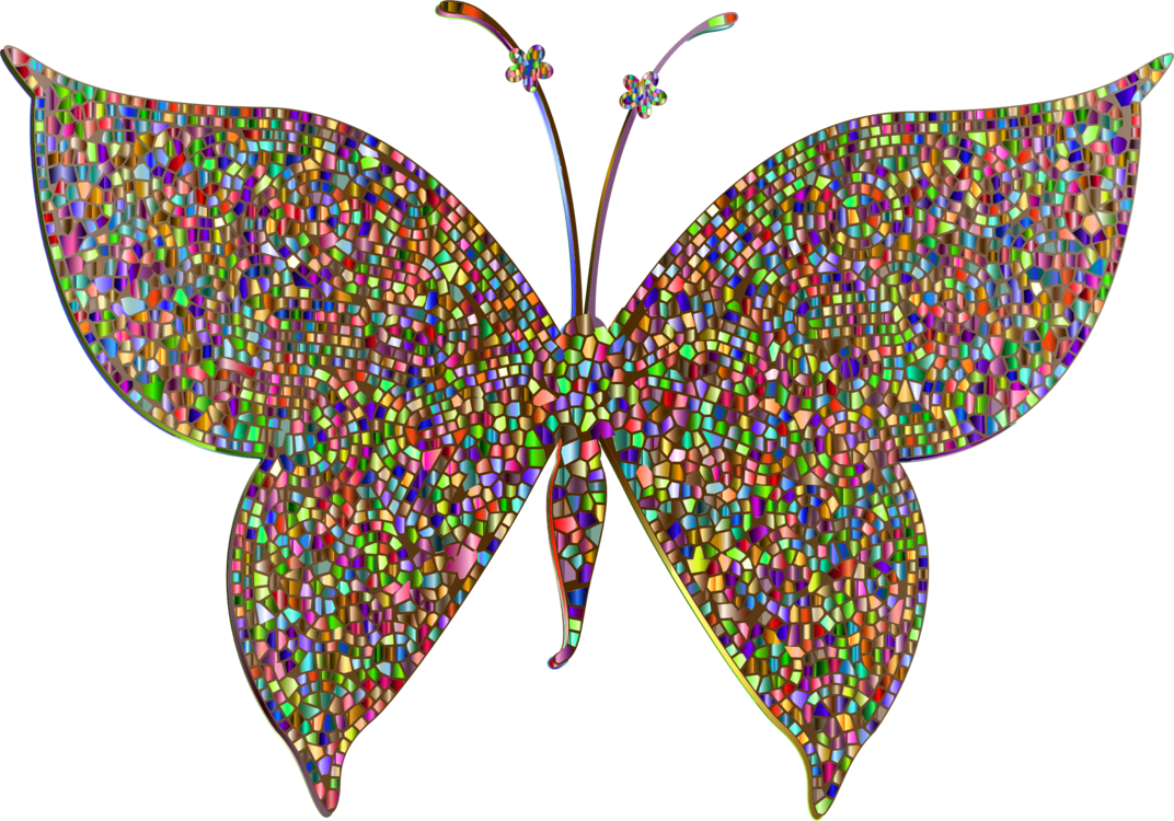 Butterfly Moth Insect Color Computer Icons - Turquoise Butterfly Png Hd Clipart (1072x750), Png Download