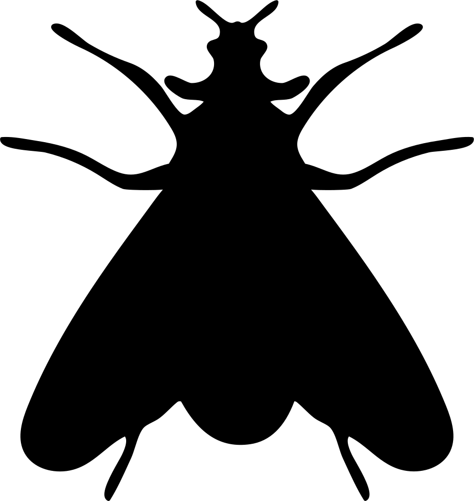Moth Clipart Svg Graphic Transparent - Fly Silhouette Png (928x980), Png Download
