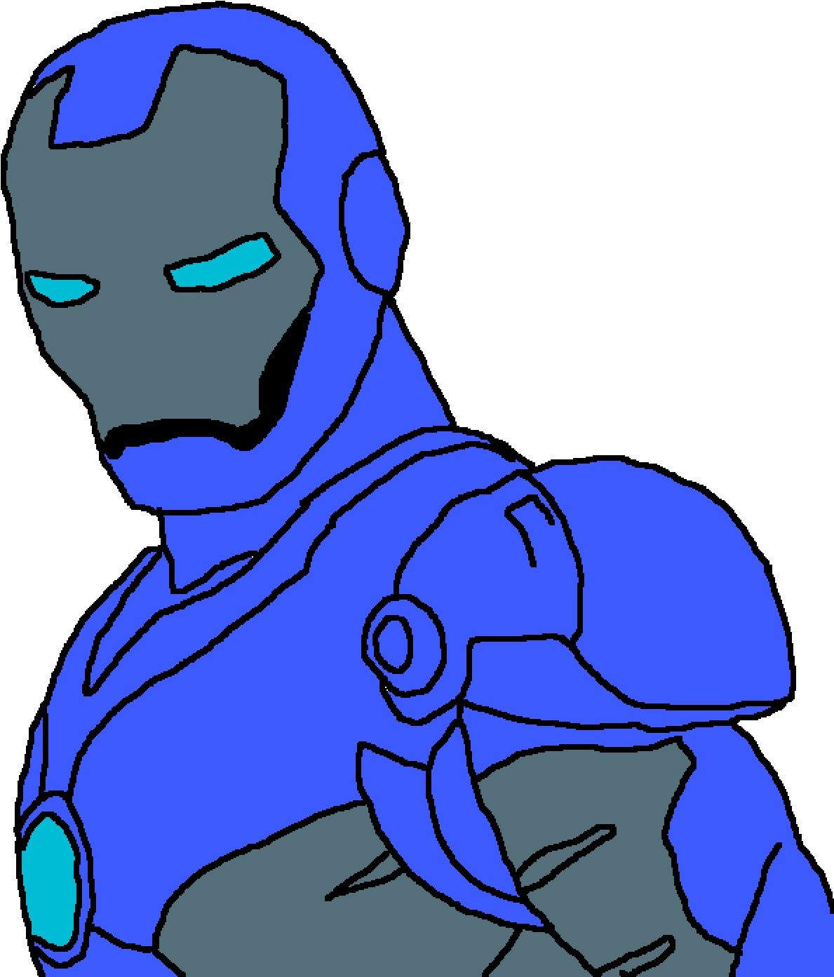 Iron Man - Trance We Trust 002 Clipart (1400x1400), Png Download