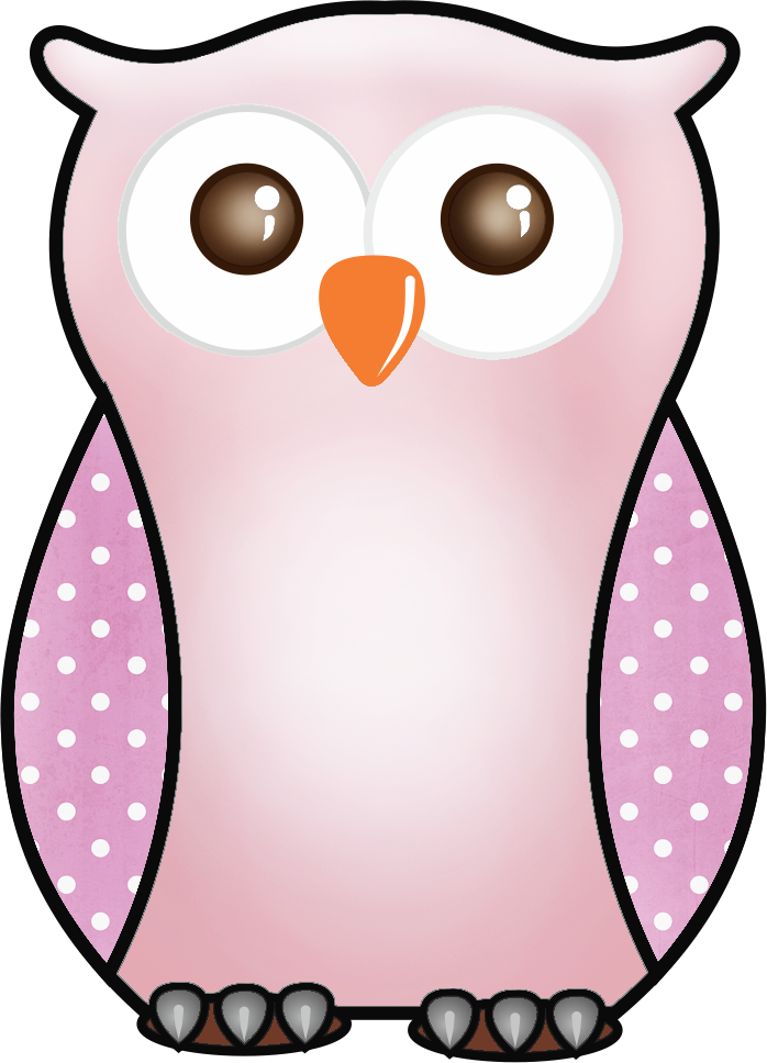 Sówki Dwie - Owl Clipart (698x968), Png Download