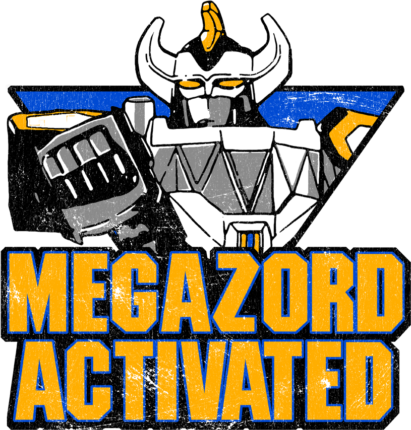 Power Rangers Megazord Activated Men's Heather T-shirt - T-shirt Clipart (850x922), Png Download