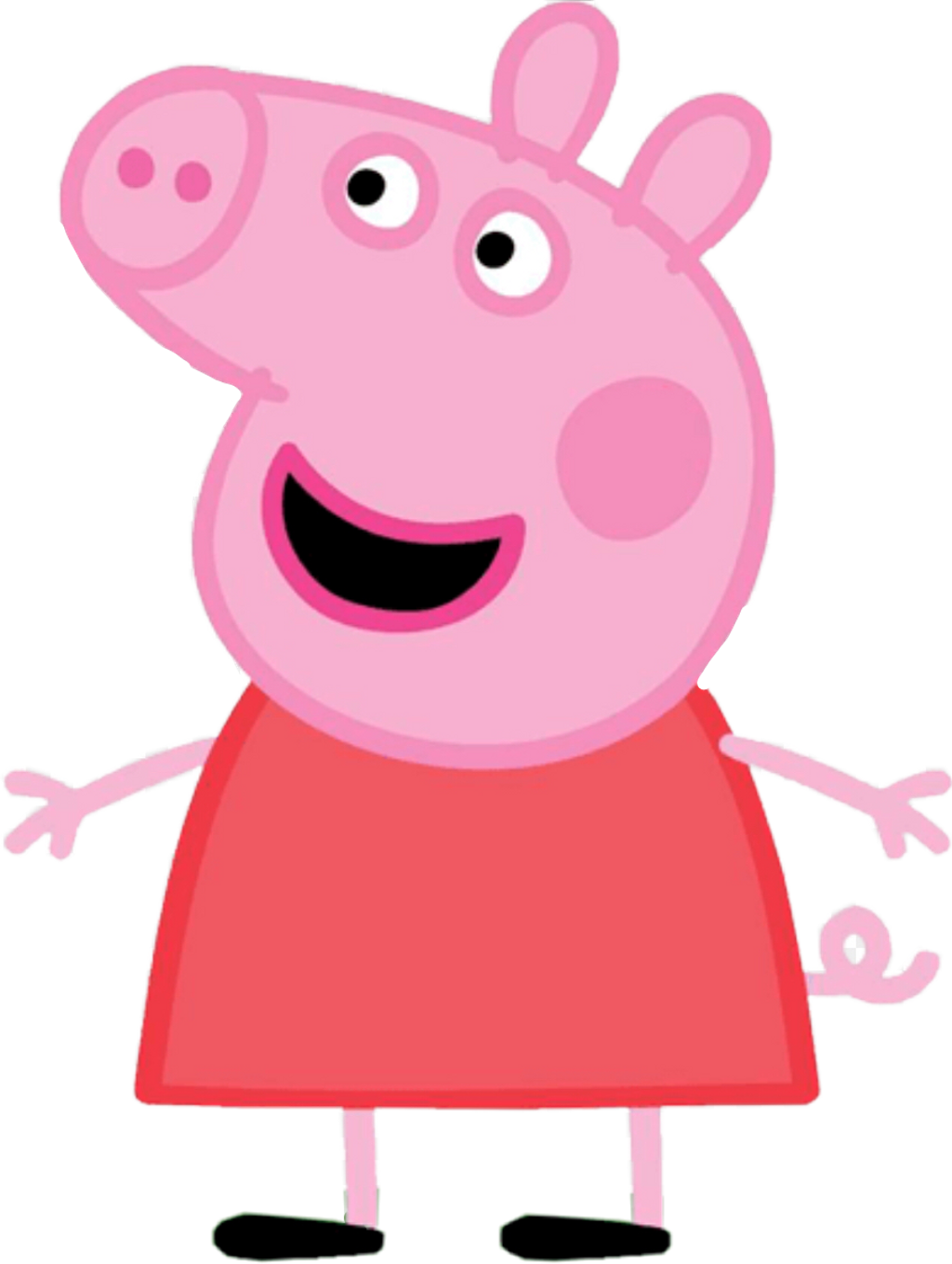 Les Dejo Algunas Imágenes Para Descargar De Peppa Pig - Peppa Pig - Peppa Cardboard Cut Out Standee Clipart (834x1020), Png Download