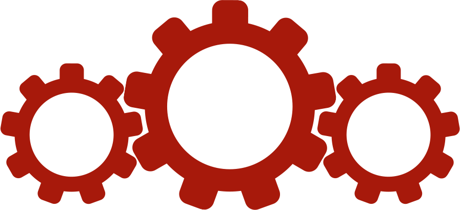 Clipart Road Road Repair - Gear - Png Download (897x409), Png Download