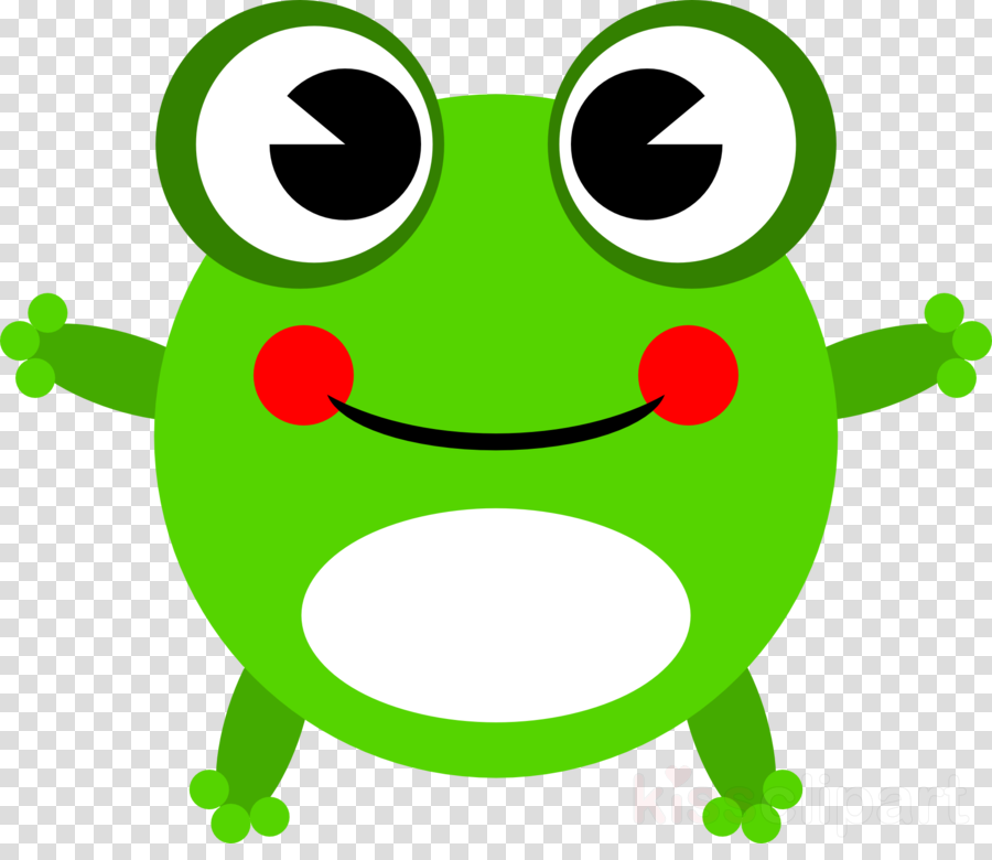 Baby Frog Cartoon Clipart Frog Clip Art - Frog Animation - Png Download (900x780), Png Download