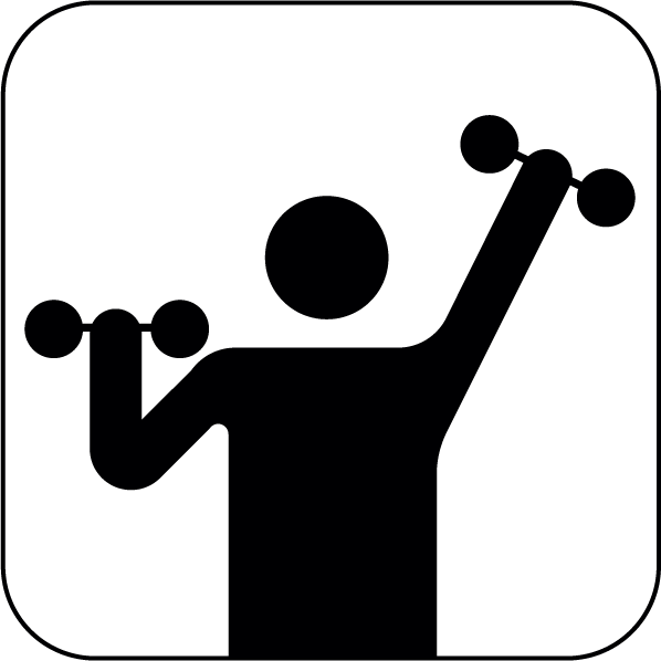 Free Download Bora Treinar Porque Amar Ta Foda Clipart - Gym Sign - Png Download (598x598), Png Download