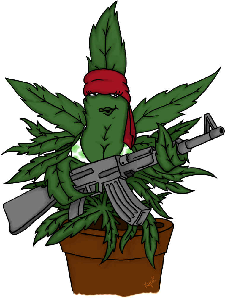 Download Jpg Free Library Clip Art And Free Graphics - Transparent Weed Bud Cartoon - Png Download (764x1023), Png Download