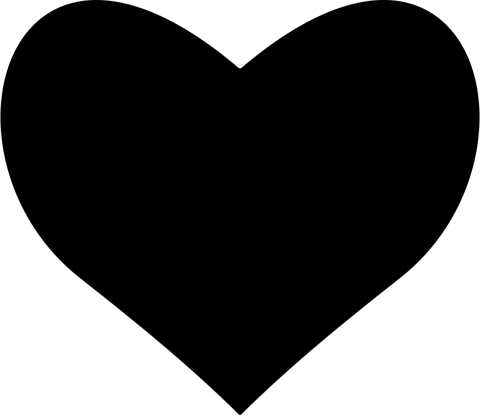 Png File - Heart Silhouette Clipart (982x850), Png Download