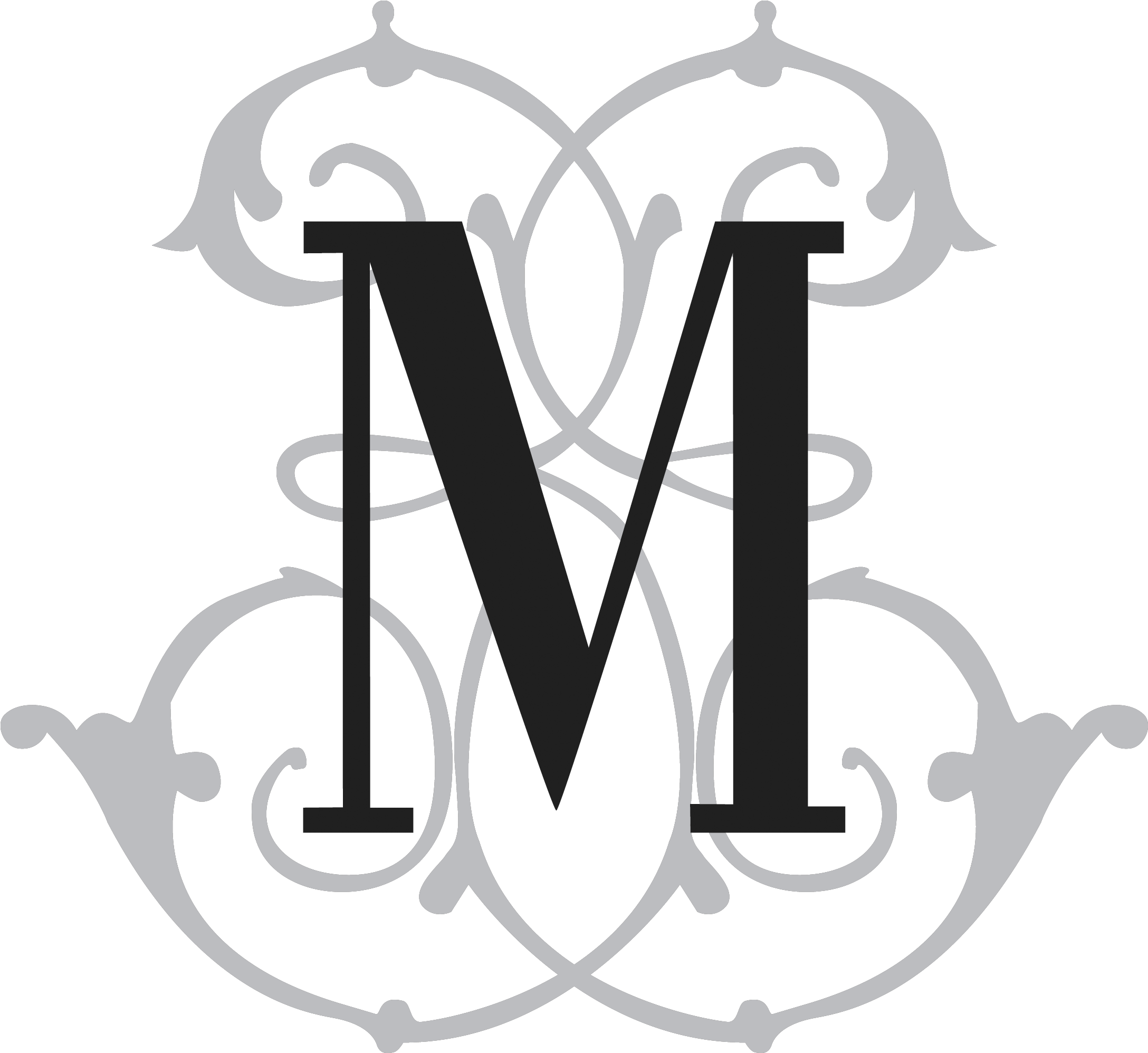 Porch The Mccall House Boutique Breakfast Inn - Letter M In Chevron Clipart (2400x2100), Png Download