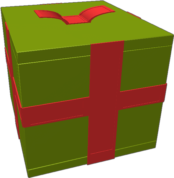 Here's Your Present Hope U Like It Tags - Box Clipart (768x768), Png Download