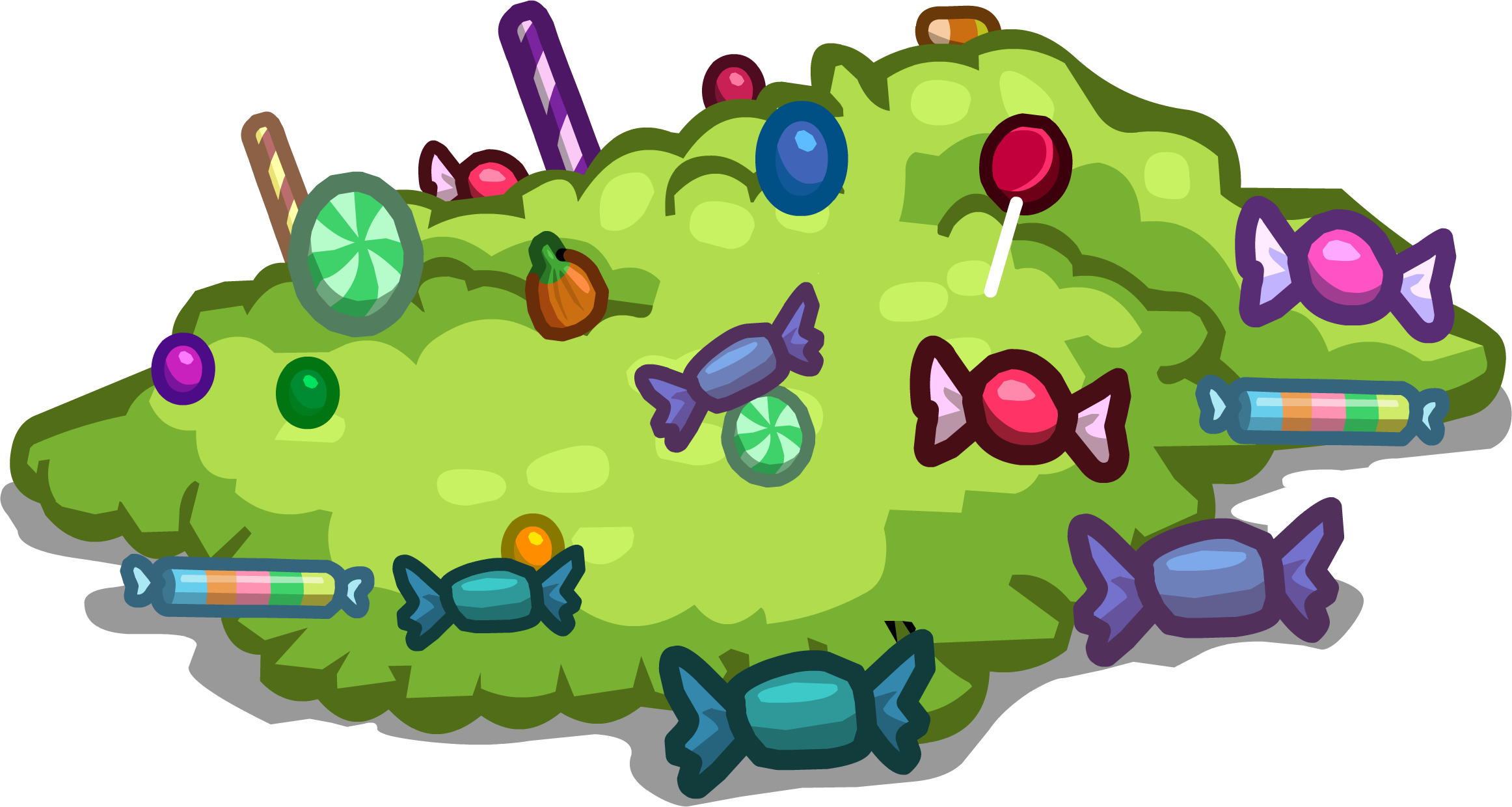Pile Of Candy Clipart - Png Download (2324x1240), Png Download