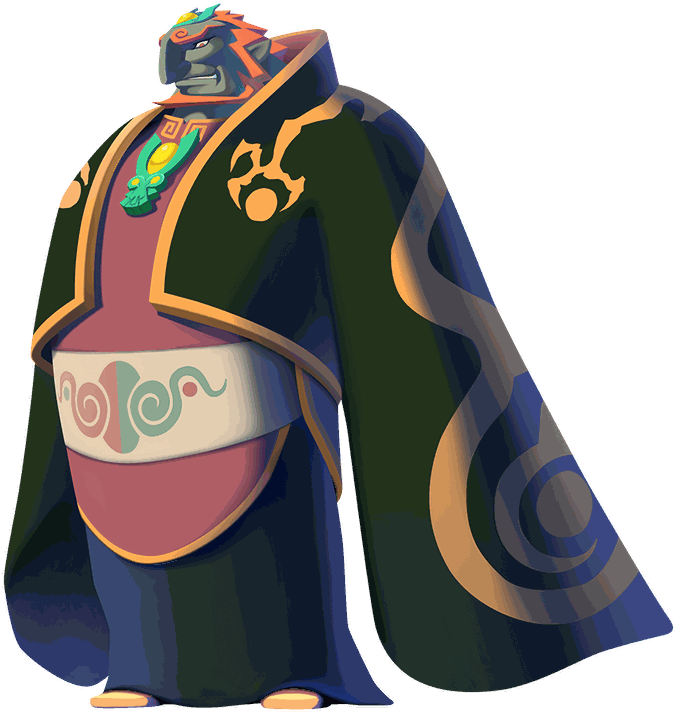 Legend Of Zelda Wind Waker Hd Ganondorf Clipart (800x779), Png Download
