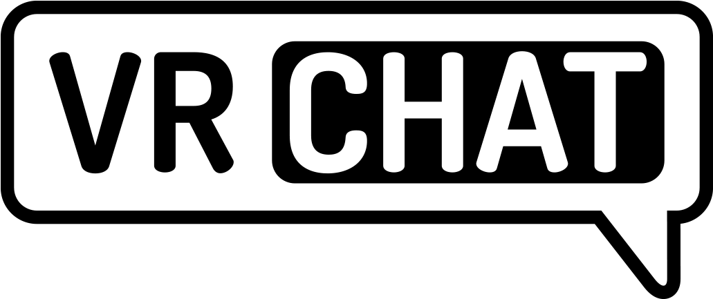 Vrchat Logo Vrchat Logo - Vrchat Logo Transparent Clipart (1222x570), Png Download
