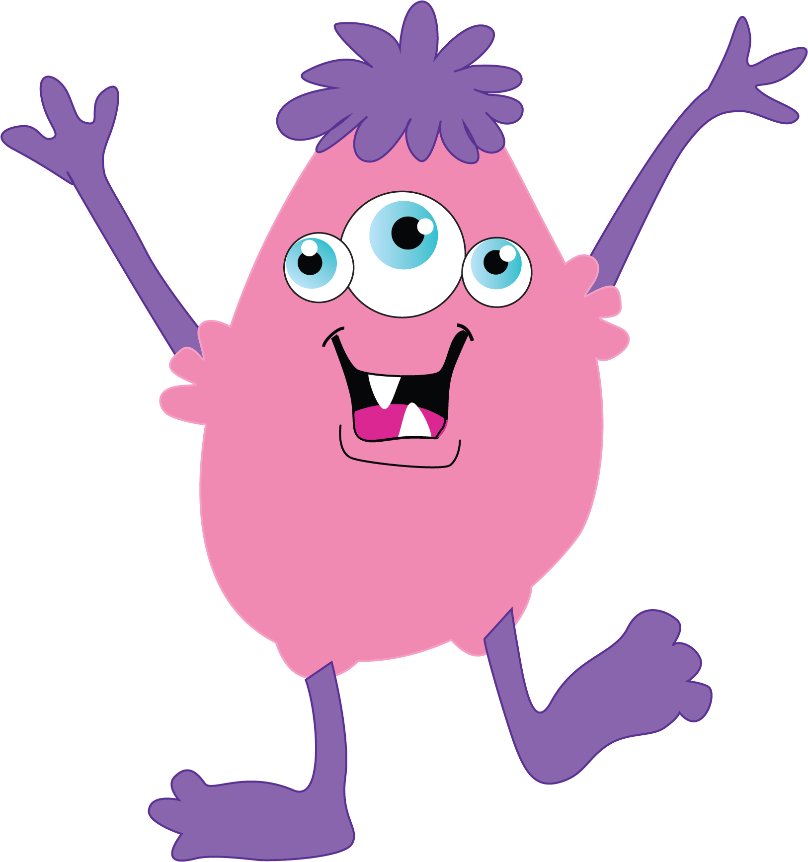 Schools Out Bundle Offer - Bunter Spaß-abstraktes Muster Scherzt Monster Porzellanteller Clipart (1800x1800), Png Download