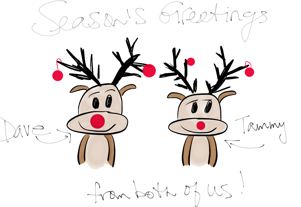 Seasons Greetings Uncategorized - Reindeer Clipart (1024x768), Png Download
