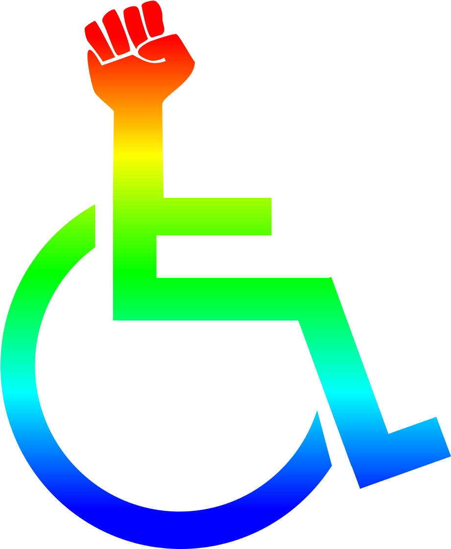 #black - Disability Clipart (960x1280), Png Download