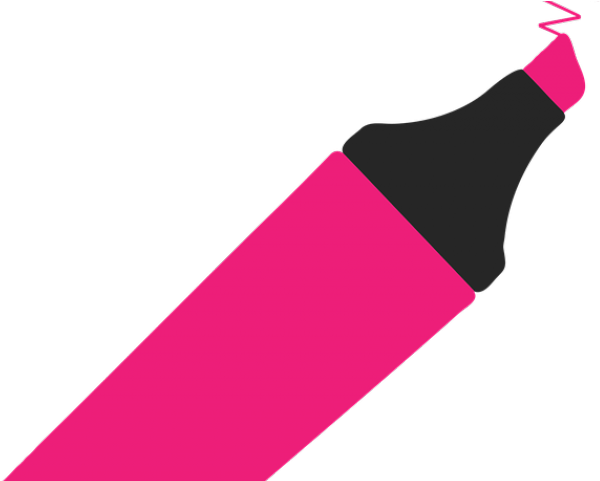 Marker Clipart Colored Marker - Highlighter Pen Clipart - Png Download (640x480), Png Download