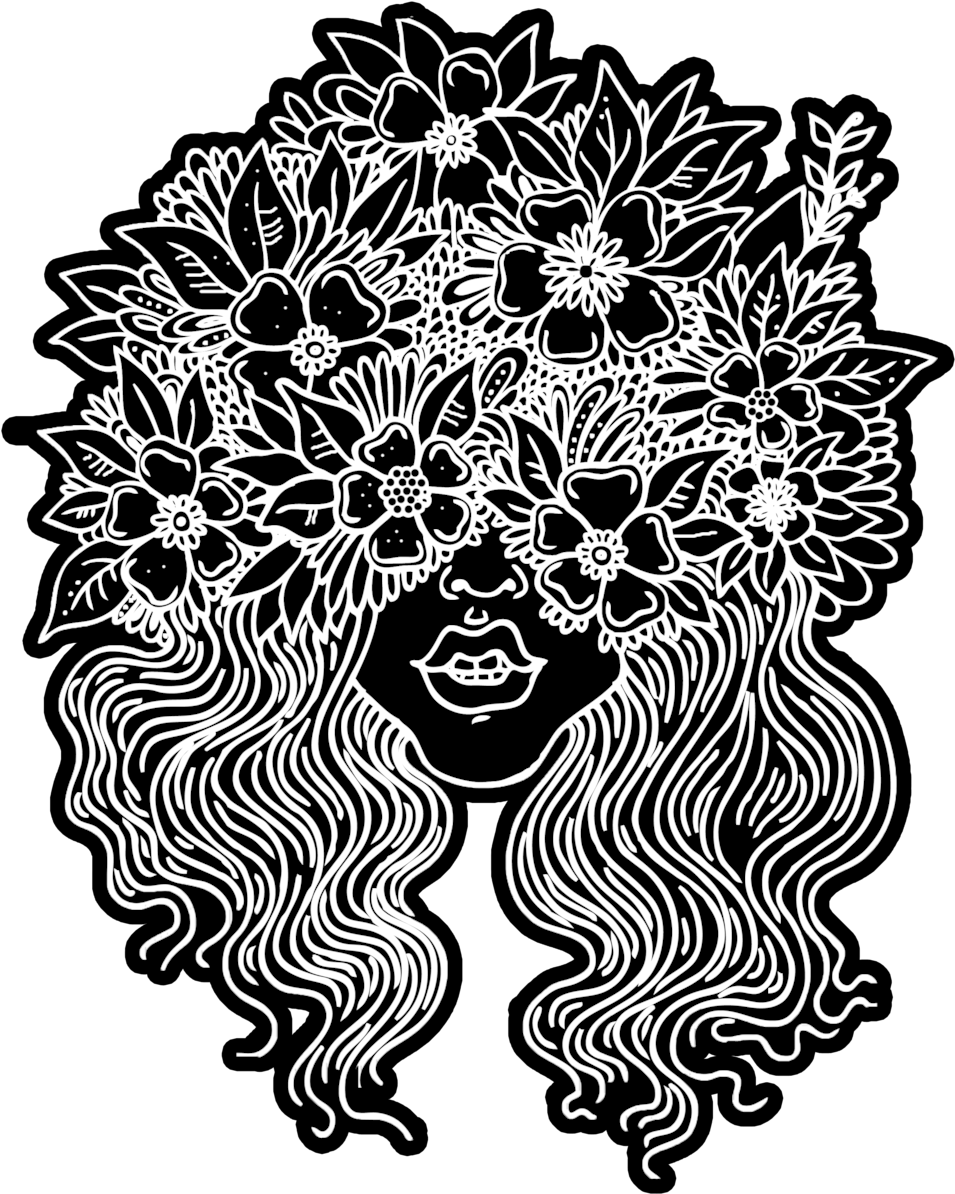 Flower Crown Invert Clipart (1000x1250), Png Download