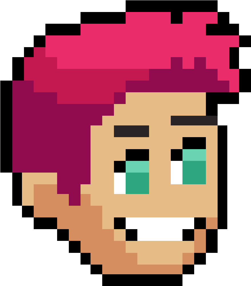 Pink Hair Clipart Male - Master Ball Sprite - Png Download (1000x1000), Png Download