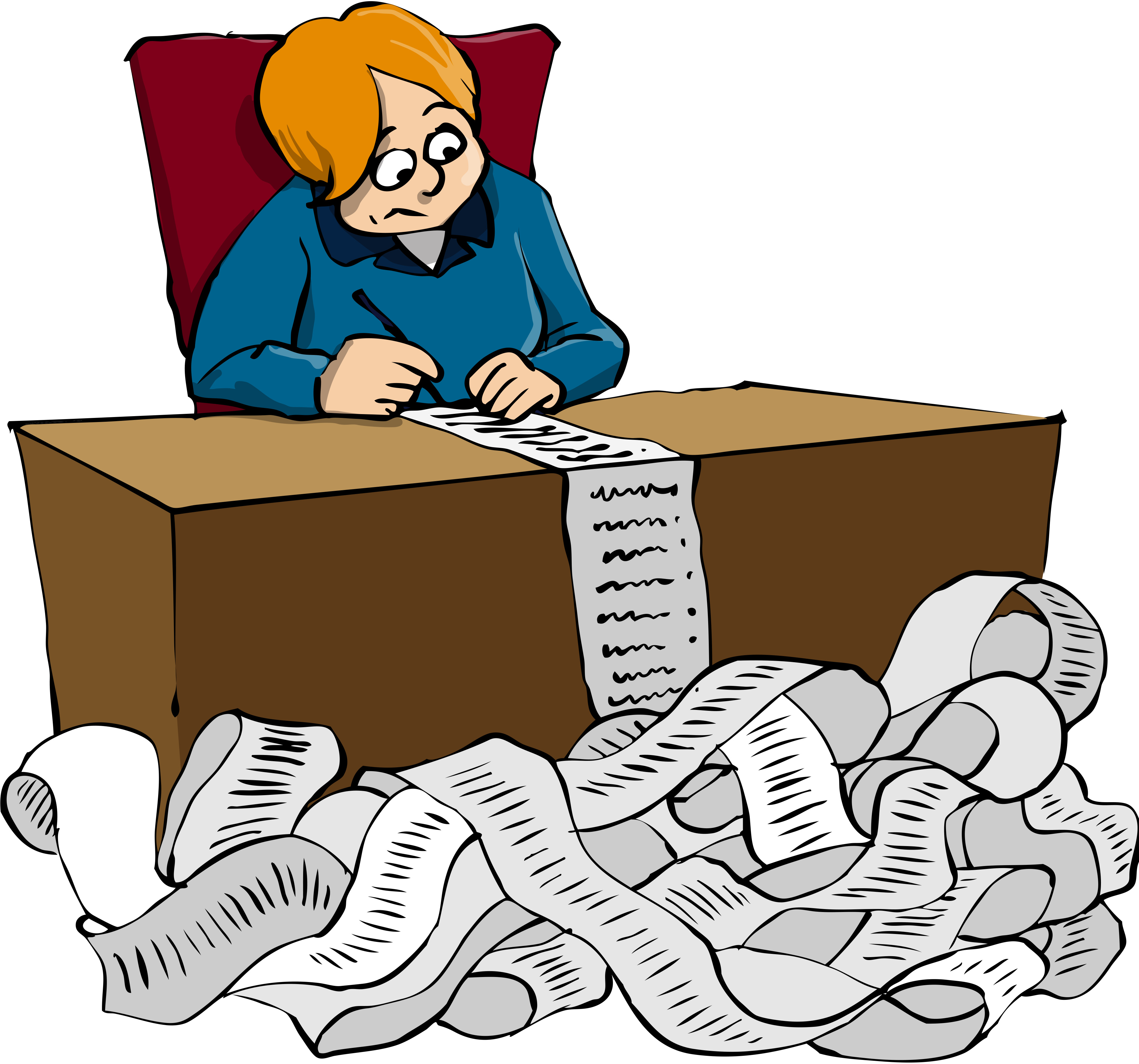 I List Out My Main Characters - Cartoon Clipart (4000x4000), Png Download