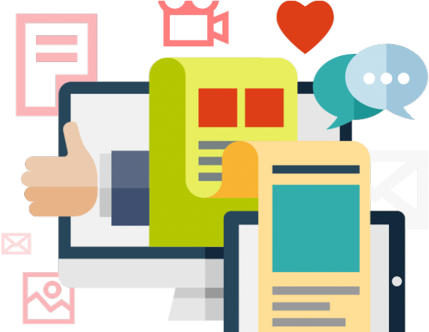 Online Marketing Clipart Communication Management - Manage Your Social Media Comments - Png Download (640x480), Png Download