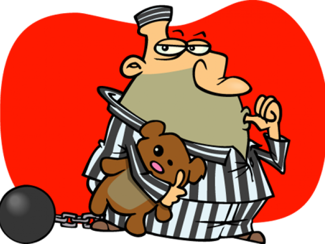 Prisoner Cartoon First Fleet Clipart (640x480), Png Download