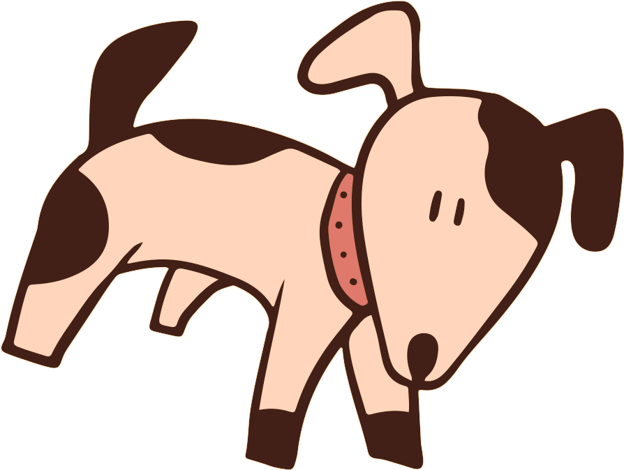 Doggie Studio - Cartoon Clipart (1000x1000), Png Download