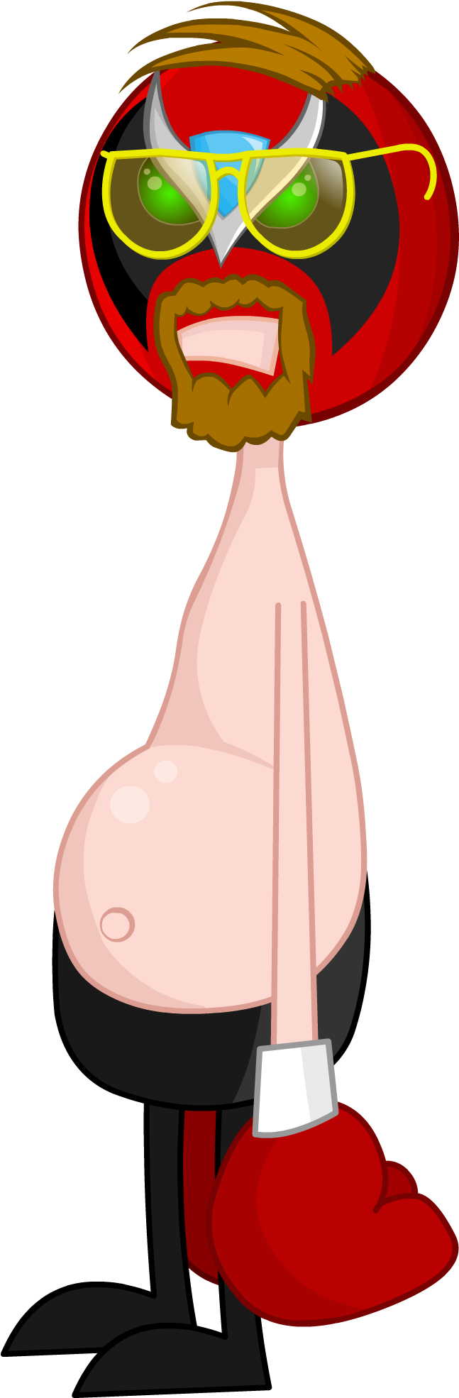 Senor Cartgage Profile - Strong Bad Profile Clipart (654x2000), Png Download