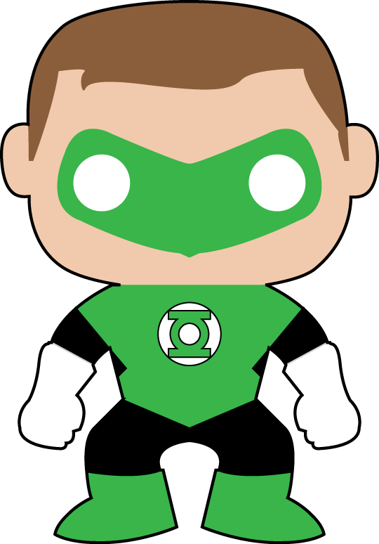 Green Lantern Funko By Ulrichugo - Clip Art - Png Download (540x774), Png Download