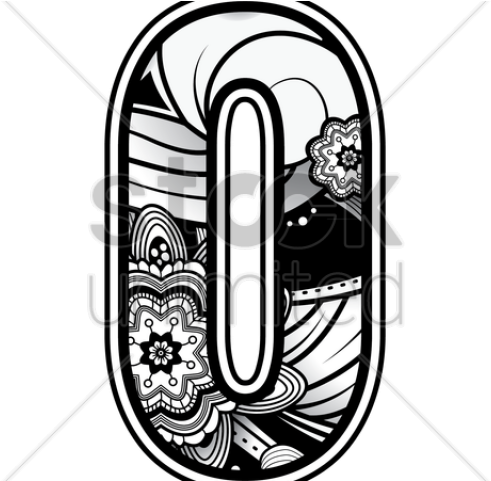 Argentina Clipart Number - O Decorative Fonts - Png Download (640x480), Png Download