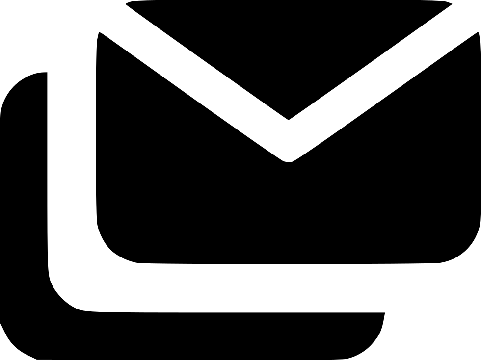 Clip Black And White Envelope Svg Png Icon Free Download - Icon Transparent Png (980x734), Png Download