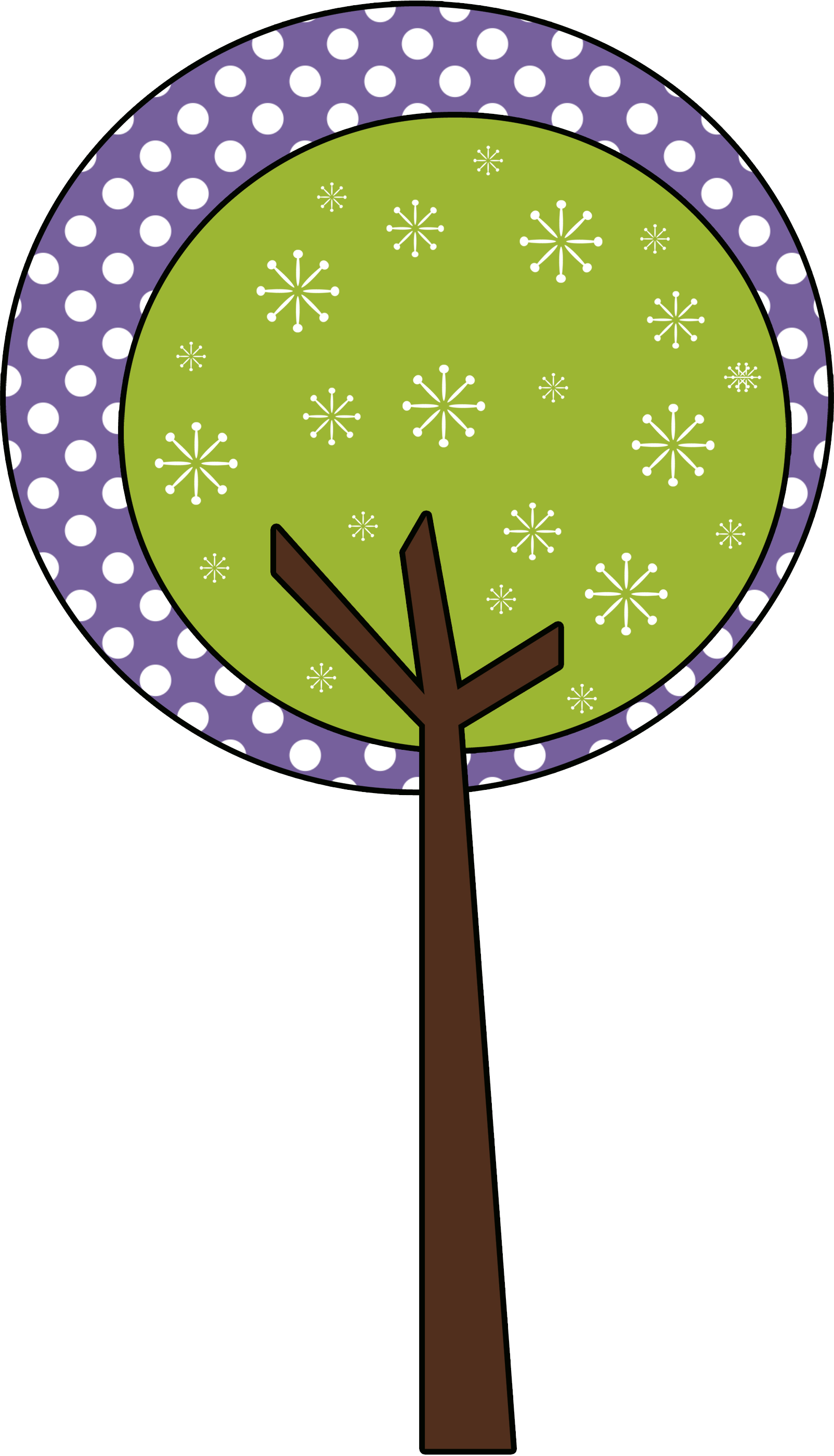 ○••°‿✿⁀ Trees ‿✿⁀°••○ - Tarjetas Redondas Clipart (900x1571), Png Download