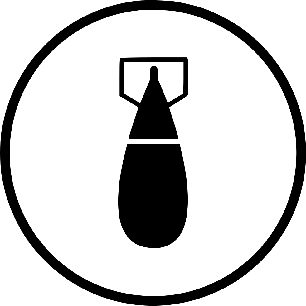 Bomb Missile Missles Nuclear Rocket War Weapon Comments - Vector Graphics Clipart (981x982), Png Download