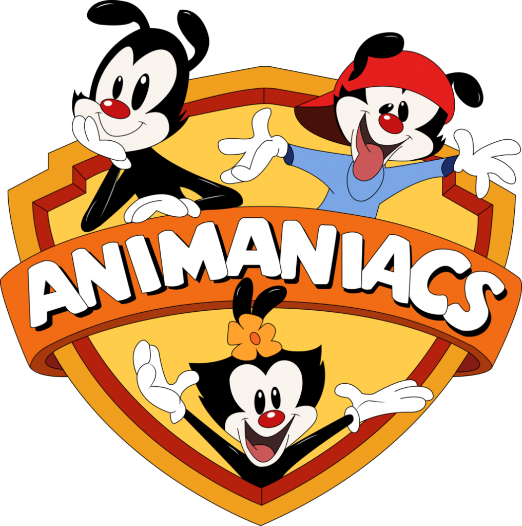 Steven Spielberg Returns For New Animaniacs Series - Animaniacs Logo Clipart (1017x1024), Png Download