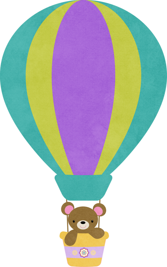 Patchwork Clipart Transparent - Air Balloon Birthday Purple - Png Download (641x1024), Png Download