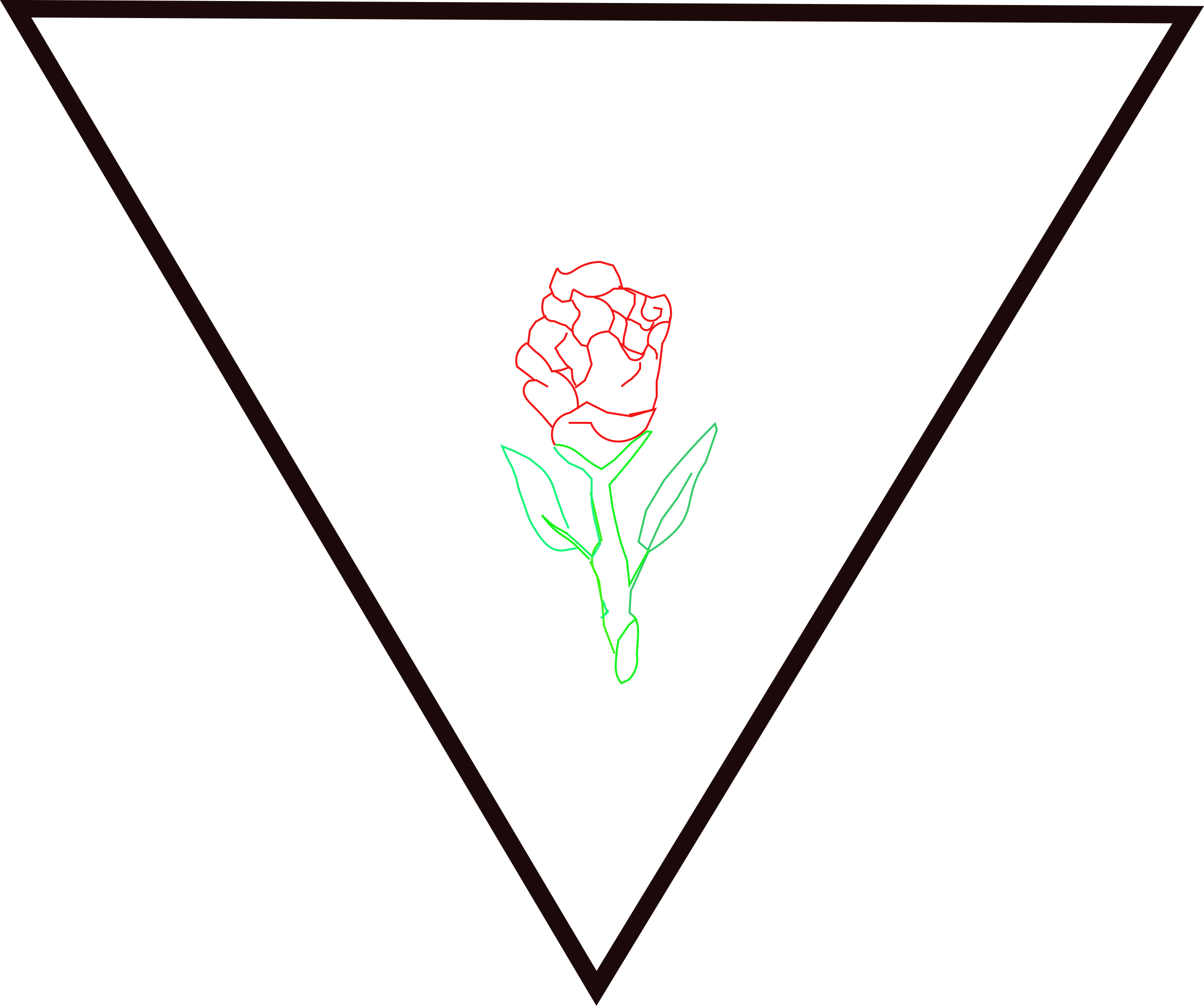 Rosa Y Triangulo Clipart (2400x2005), Png Download