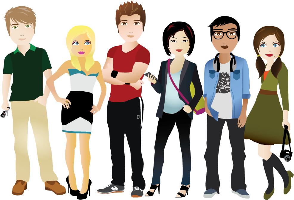 Millennials Clip Art - Png Download (1131x702), Png Download