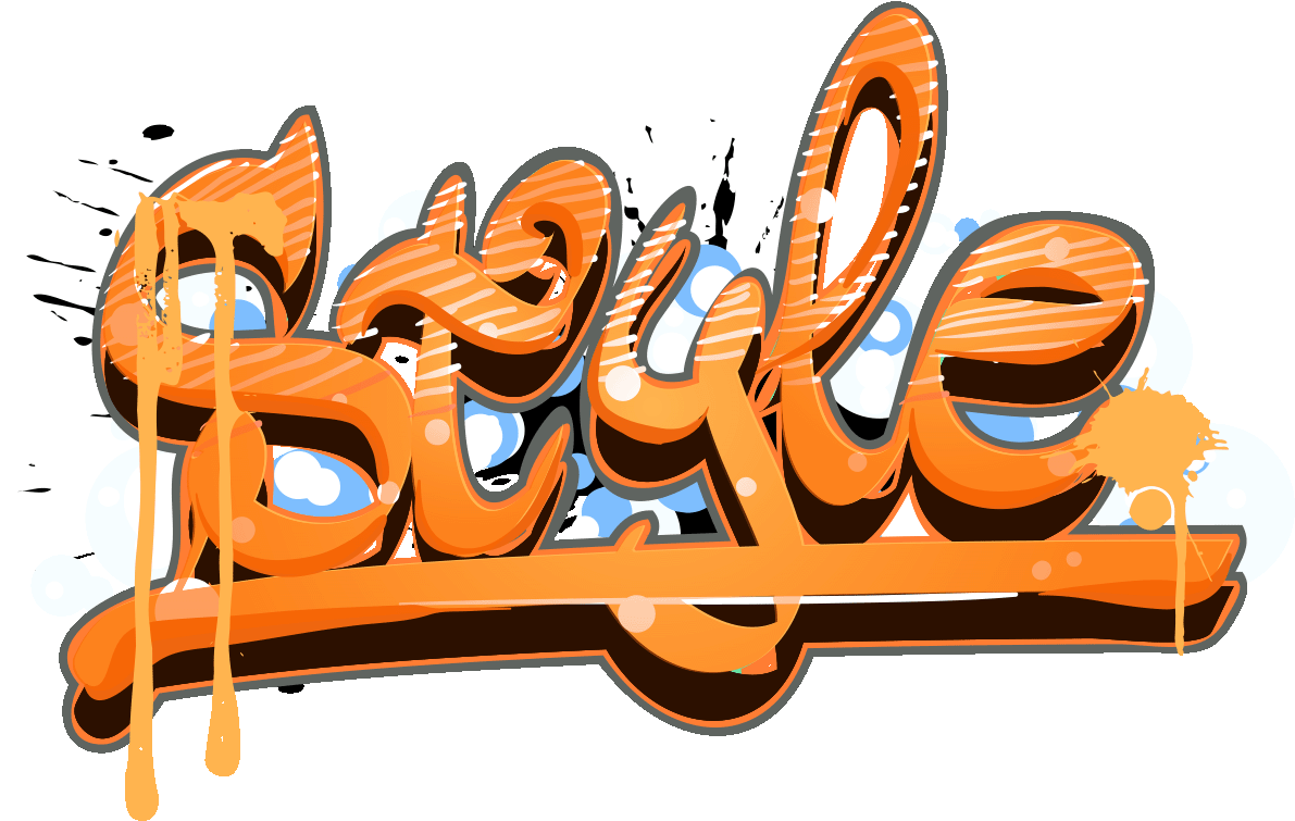 Sticker Graffiti Style Ambiance Sticker Col Sand A022 - Stickers Muraux Prenom Graffiti Clipart (1200x1200), Png Download