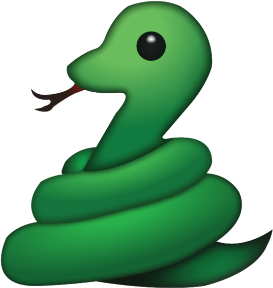 This Green Snake's Coiled Body And Forked Tongue Are - Taylor Swift Snake Clipart (600x600), Png Download