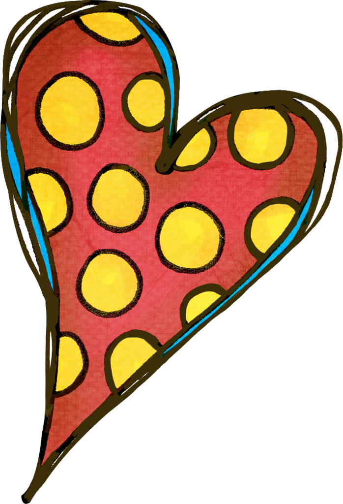 Heart Shapes Clipart (698x1024), Png Download