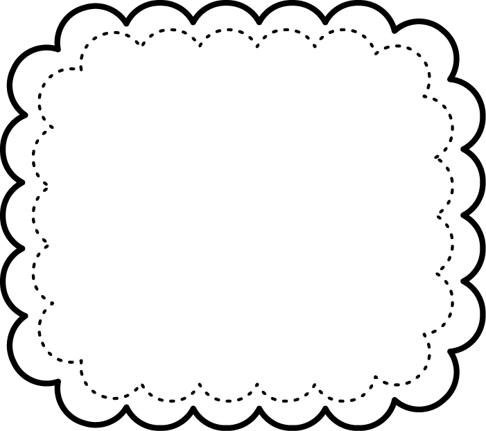 Marcos En Blanco Y Negro Para Imprimir Gratis - Cute Black And White Frame Clipart (701x622), Png Download