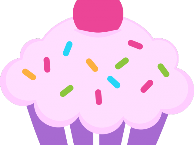 Jelly Bean Clipart Purple - Cute Cupcake Png Transparent Png (640x480), Png Download