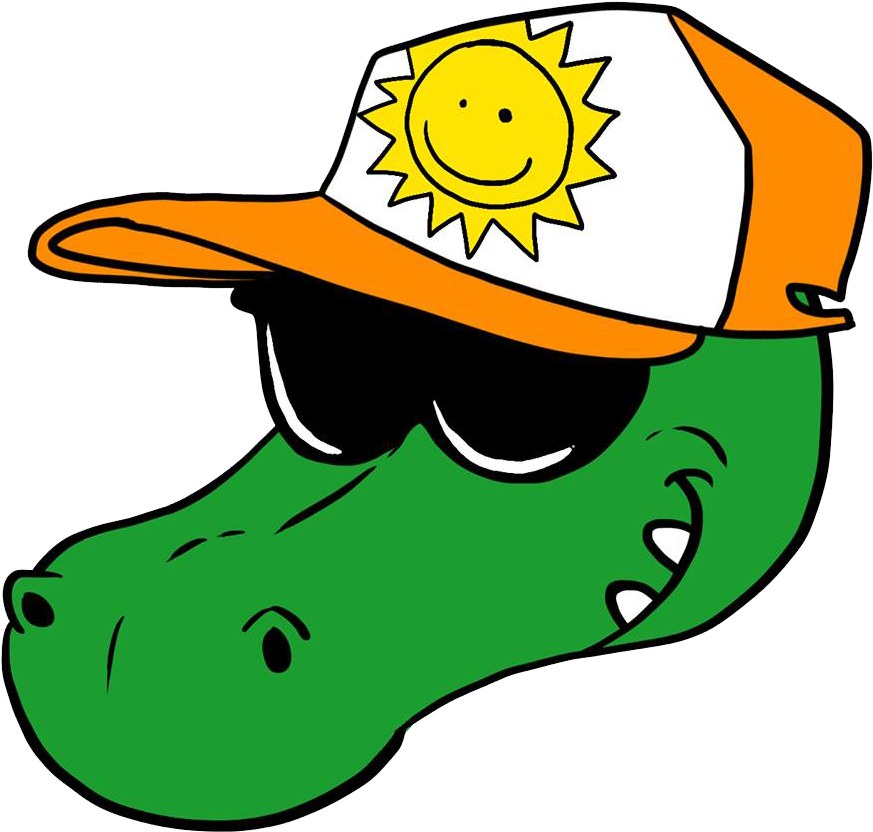 Alex The Alligator Clipart (888x835), Png Download