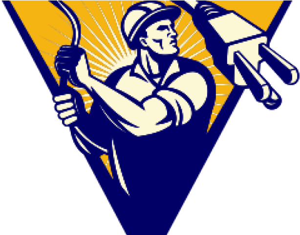 Electrician Clipart Ac Repair - Mechanic Clinching Spanner Wrench Shield Retro T-shirt - Png Download (640x480), Png Download