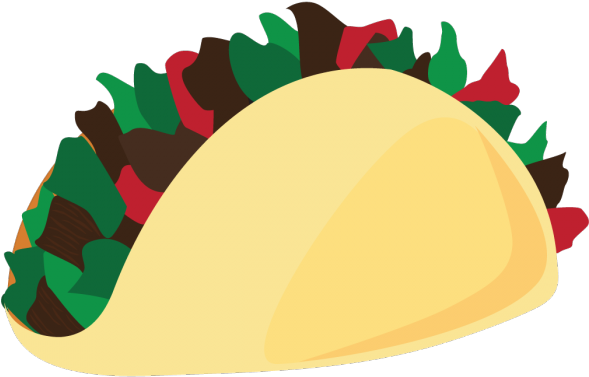 Veggie Taco - Emoji Clipart (700x462), Png Download
