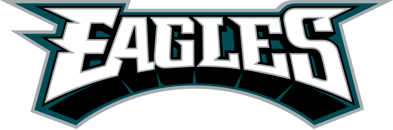 Eagles Football Png Clip Art Free Stock - Philadelphia Eagles Small Logo Transparent Png (1200x398), Png Download
